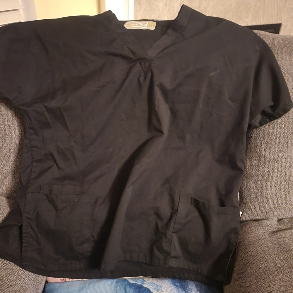 Epic Black Scrub Top